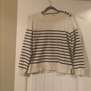 j crew striped sweater